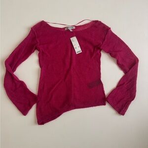 NWT Women's Pink Long Sleeve Urban Outfitters Top